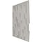 Ekena Millwork 19 5/8in. W x 19 5/8in. H Staggered Brick EnduraWall Decorative 3D Wall Panel Covers 2.67 Sq. Ft. WP20X20SBDRU - alternate 5